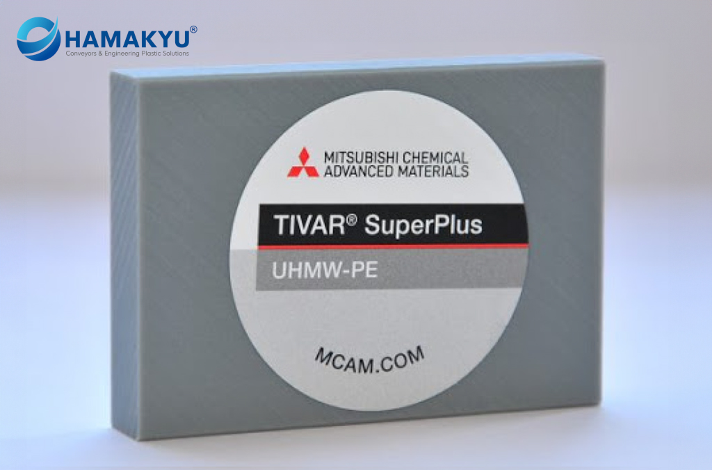 [132014859] TIVAR® SuperPlus UHMW-PE Grey Plate, Size:15x1010x2020mm, Origin: MCAM/Germany (To Order Size, 15x1010x2020mm)