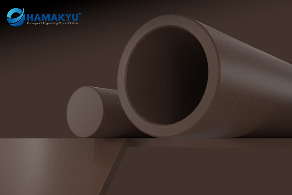 [131013508] Duratron® D7000 PI Brown Plate, Size: 9.53x305x305mm, Origin: MCAM/USA (Sheet, To Order Size, 9.53x305x305mm)