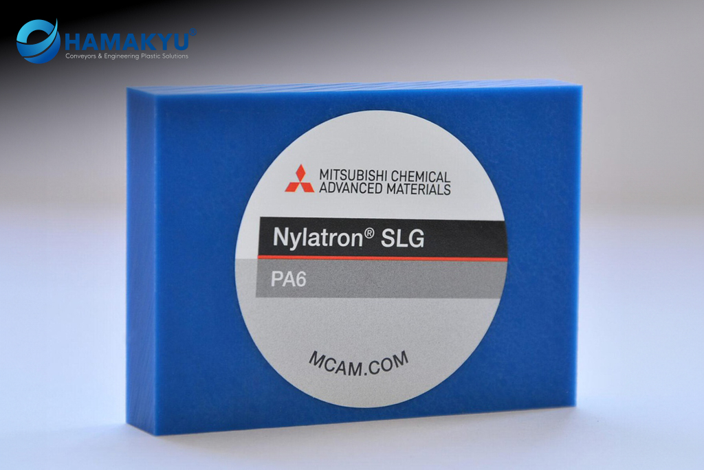 [132014258] Nylatron® SLG PA6 Blue Plate, Size:10x610x1220mm, Origin: MCAM/Belgium (Sheet, To Order Size, Blue, 10x610x1220mm)