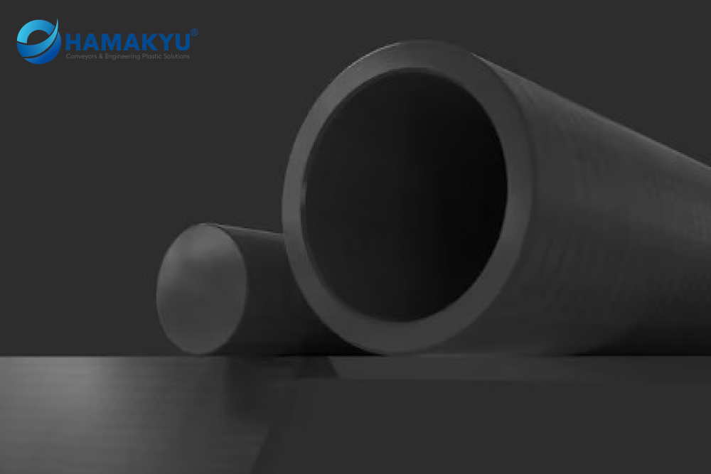 [131013819] Semitron® ESd 520HR PAI Black Plate, Size: 9.53x305x305mm, Origin: MCAM/USA (Sheet, To Order Size, 9.53x305x305mm)