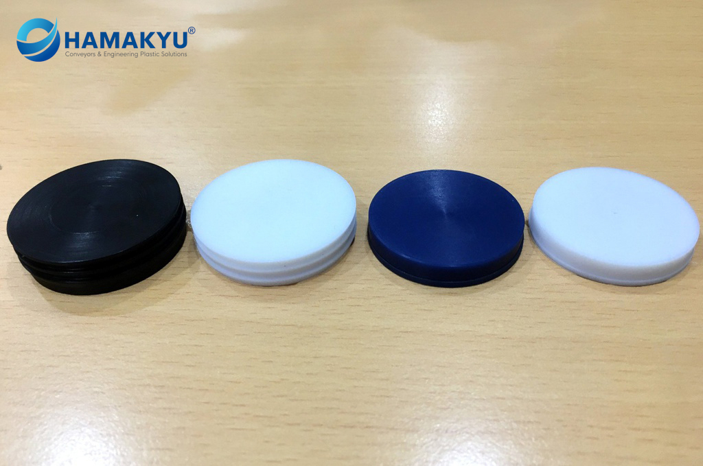 [130010006] TIVAR® 88 ESd Black Plug D40mm/L9mm (Standard Size, Black, TIVAR® 88 ESd D40mm/L9mm, Ultra High Molecular Weight Polyethylene)