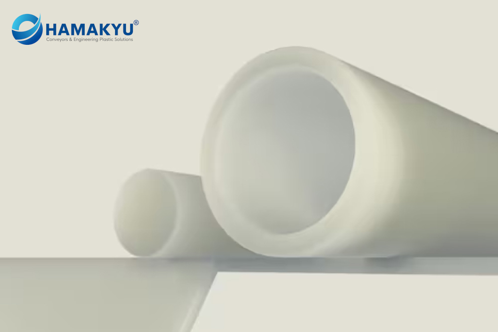 [132010794] Tấm nhựa màu tự nhiên 
Ertalon® 66SA PA66 kích thước 8x610x1000mm, xuất xứ: MCAM/ Bỉ (Sheet, Standard Size, Natural)